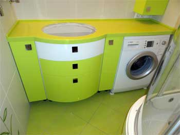эргономичная встройка стиральной машины